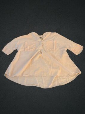 Anne Klein Minimalist Boho Oversized Tunic Blouse — Women’s Large